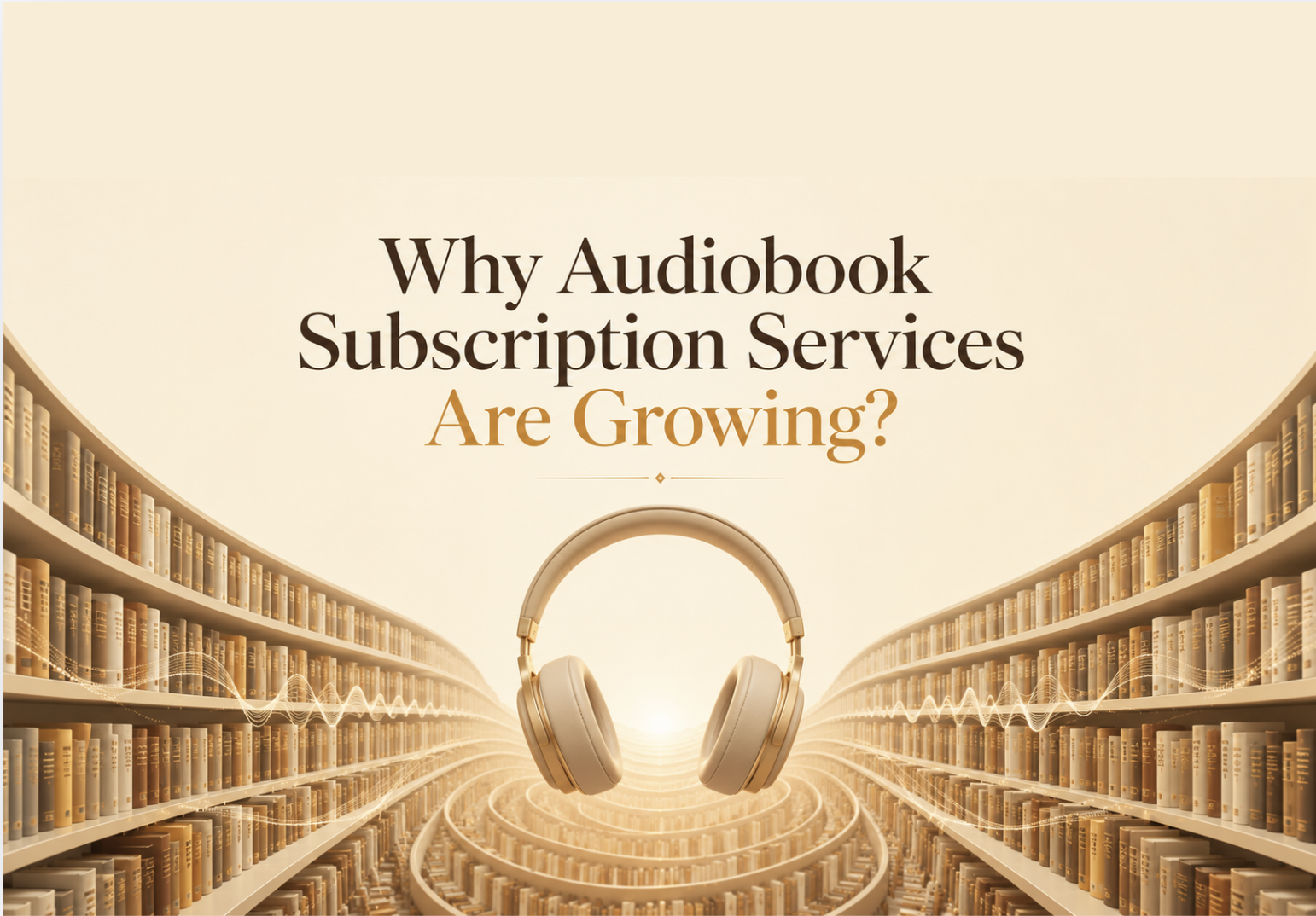 Why Audiobook Subscription Services Are Growing